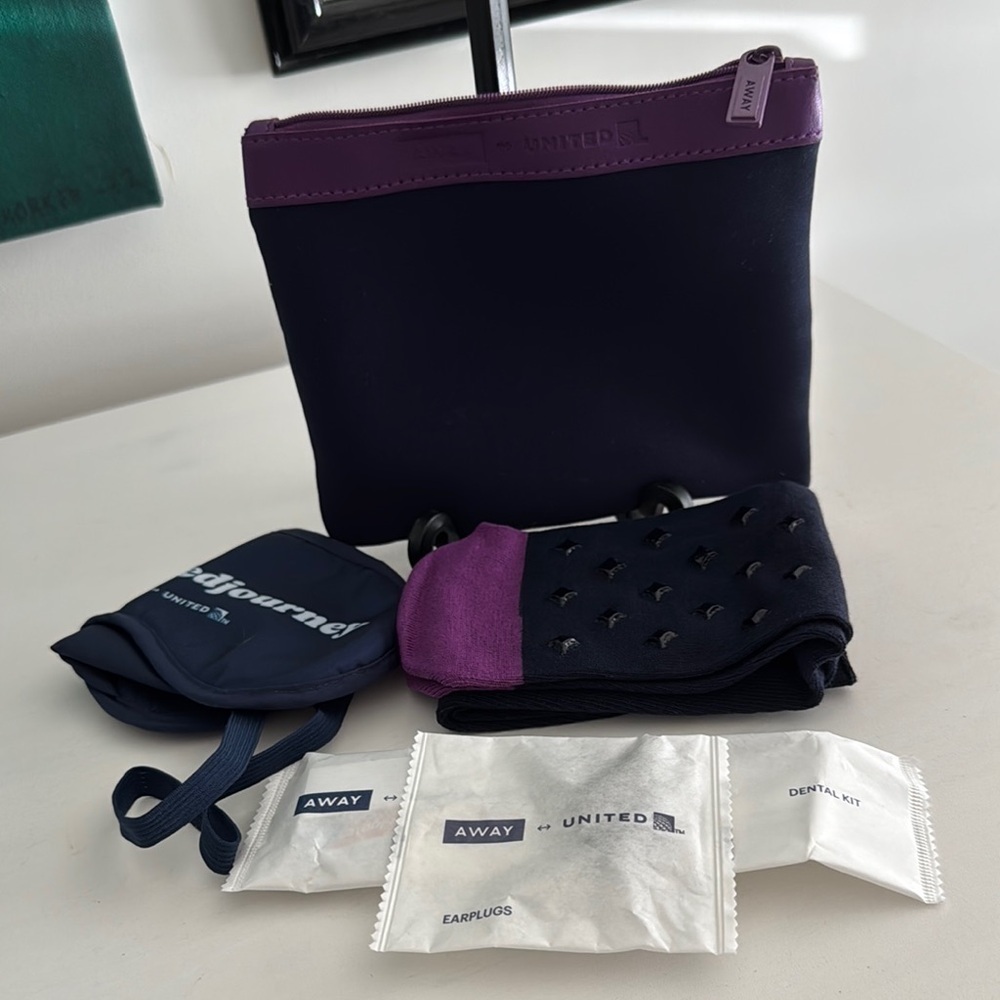 Away United Collaboration Soft Sided Travel Bag with Amenities
